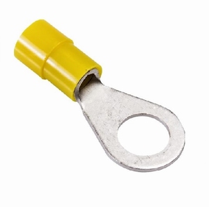 Ringkabelschoen geel voor 4 - 6 mm² draad M5