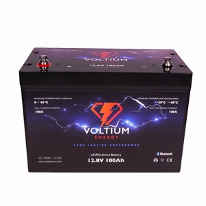 Voltium Energy® LiFePO4 Smart Battery 12,8V 100Ah