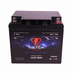 Voltium LiFePO4 Batterij 12,8 Volt 40Ah 512Wh BMS en App