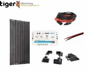 100 Watt Zonnepaneel Set Mono Full Black 1190x540 mm