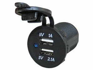 TIGER® Inbouw 12 Volt USB-lader