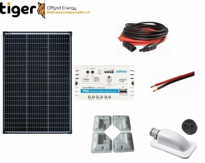 100 Watt Zonnepaneel Set 10BB PERC Monokristal 925x580 mm