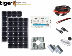 200 Watt Zonnepaneel Set 10BB PERC Monokristal 925x1160 mm