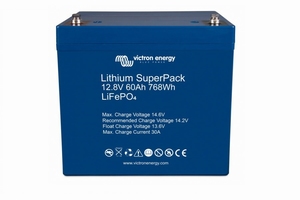 Victron Lithium LifePo4 SuperPack Battery 12,8 Volt 60Ah - Stuks