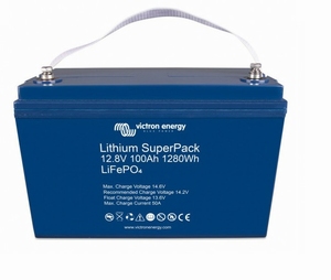 Victron Lithium LifePo4 SuperPack Battery 12,8 Volt 100Ah
