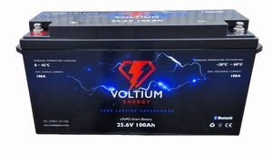Voltium Energy® LiFePO4 Smart Battery 25,6V 100Ah