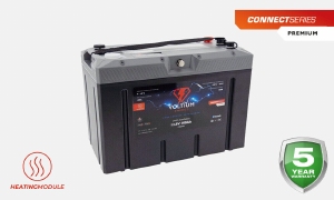 Voltium Energy® LiFePO4 Smart Battery 12,8V 100Ah - Connect Series Premium 1.280Wh