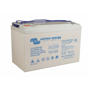 Victron AGM Super Cycle Accu met Schroefdraad 12V/125Ah (M8)