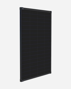 200 Watt Zonnepaneel HPBC Full Black 10BB PERC Back Contact Monokristal afm: 1200x770 mm.