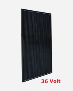 210 Watt 36V Bifacial PERC Glas-Glas Full Black Zonnepaneel 10BB PERC Monokristal afm: 1310x765 mm.