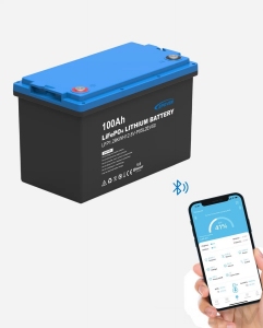 EPEVER® LiFePO4 Batterij Geïntegreerde BMS, Bluetooth, APP, Heating Module 12,8V 100Ah 1.280Wh