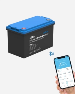 EPEVER® LiFePO4 Batterij Geïntegreerde BMS, Bluetooth, APP, Heating Module 25,6V 50Ah 1.280Wh