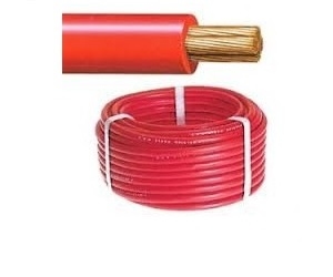 Accukabel Tri-rated Montagesnoer 10 mm² rood (per meter)