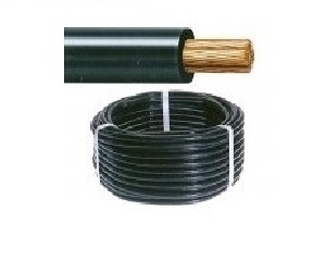 Accukabel Tri-rated Montagesnoer 10 mm² zwart (per meter)