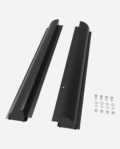 Aluminium Montagespoilers Zwart 770 mm. (set 2 stuks) AZH77B (verwacht week 27)