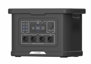 CN Powerstation type S024 2232Wh (2,2kWh) AC Stopcontact 230V 2400W (2600W piek)