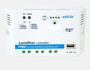 EPEVER LS2024EU 12V/24V 20A Laadregelaar | USB Aansluiting