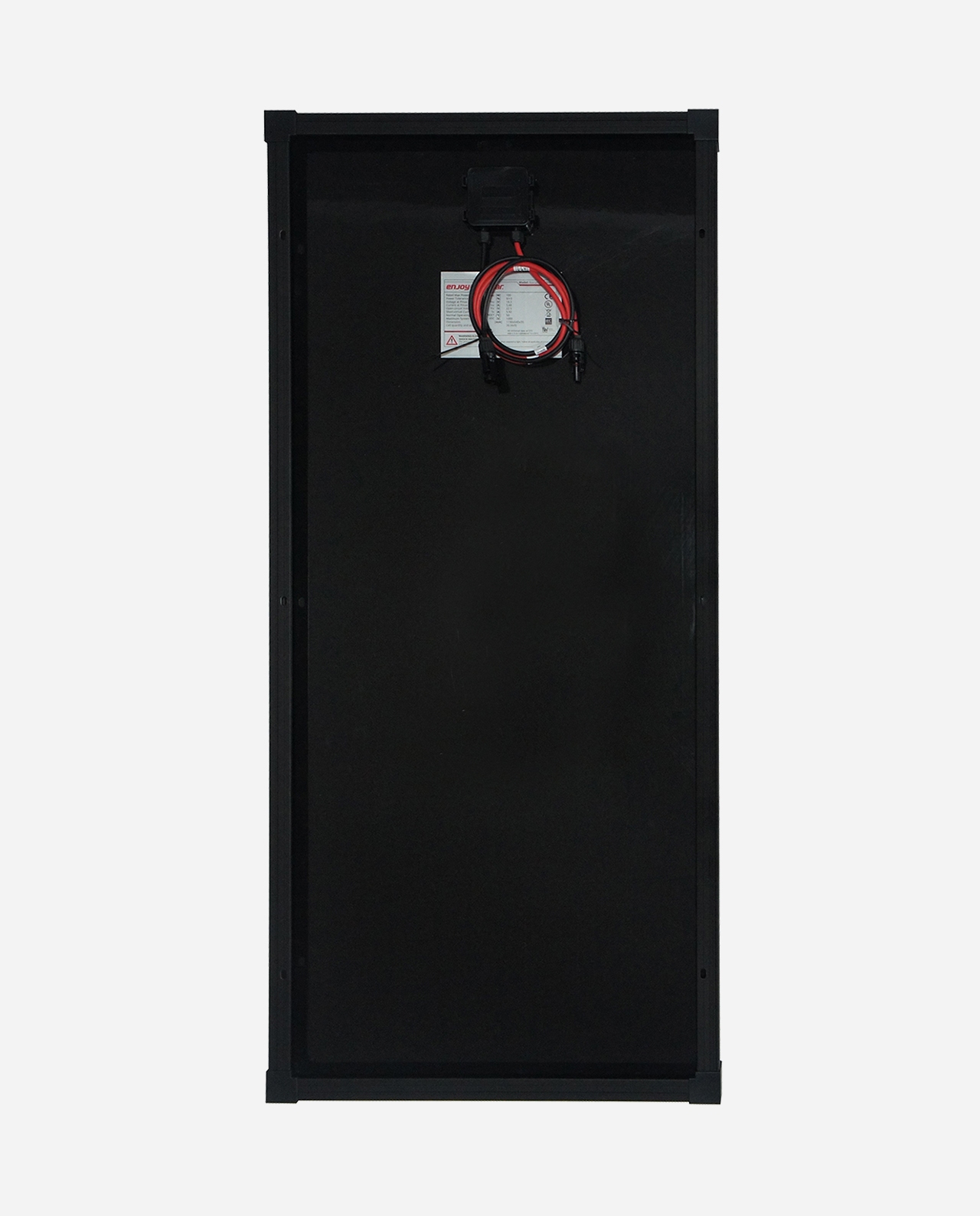 100 Watt Zonnepaneel Full Black Monokristal afm: 1020x540 mm.