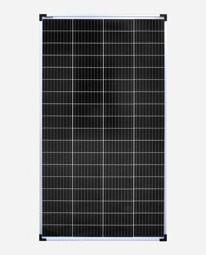 150 Watt 36V Zonnepaneel PERC Monokristal afm: 1160x670 mm.