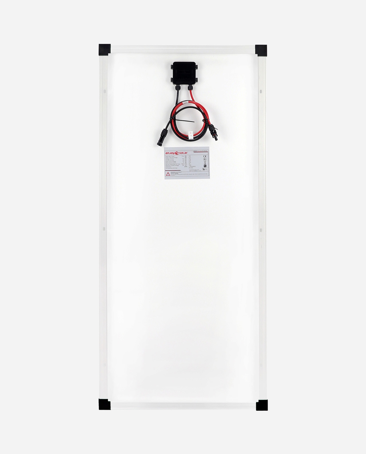 130 Watt Zonnepaneel 9BB PERC Monokristal afm: 1190x530 mm.