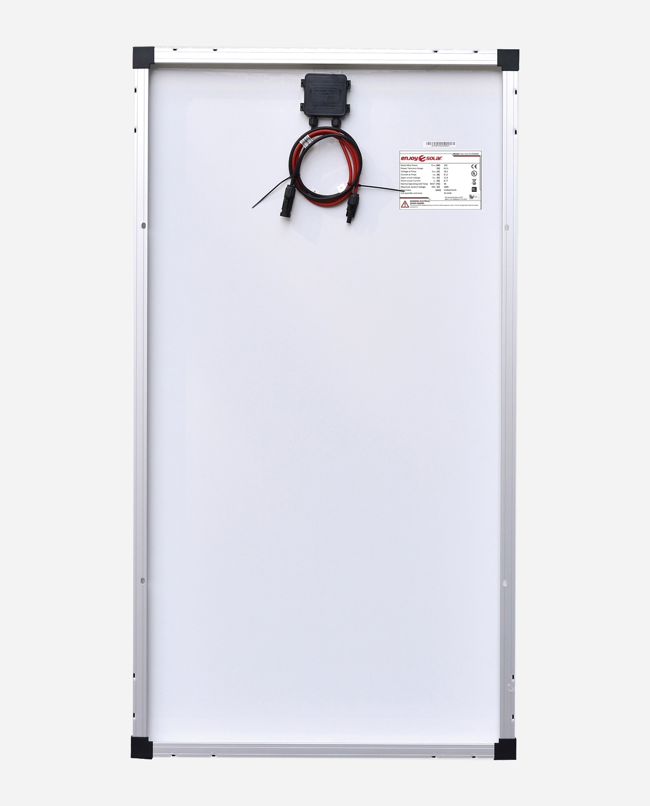 150 Watt Zonnepaneel Monokristal afm: 1240x670 mm. (verwacht week 45)