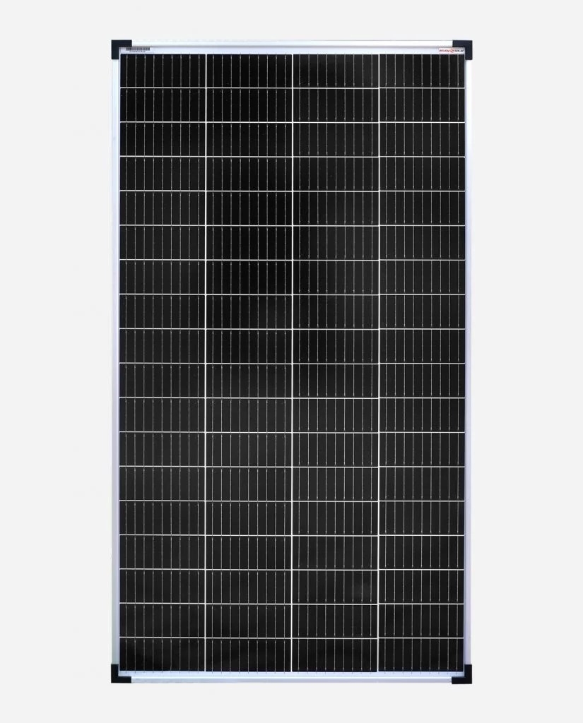 150 Watt 36V Zonnepaneel PERC Monokristal afm: 1240x670 mm.