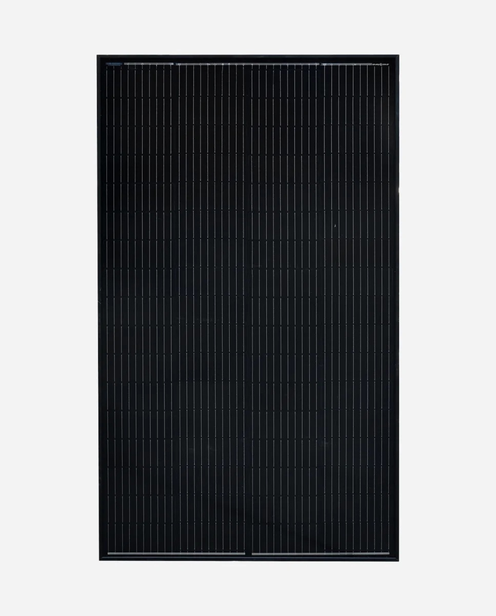 210 Watt 36V Bifacial PERC Glas-Glas Full Black Zonnepaneel 10BB PERC Monokristal afm: 1310x765 mm.