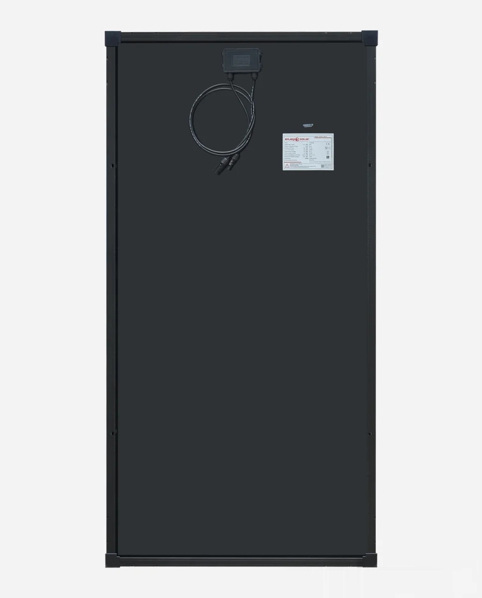 230 Watt Zonnepaneel HPBC Full Black 10BB PERC Back Contact Monokristal afm: 1540x770 mm.