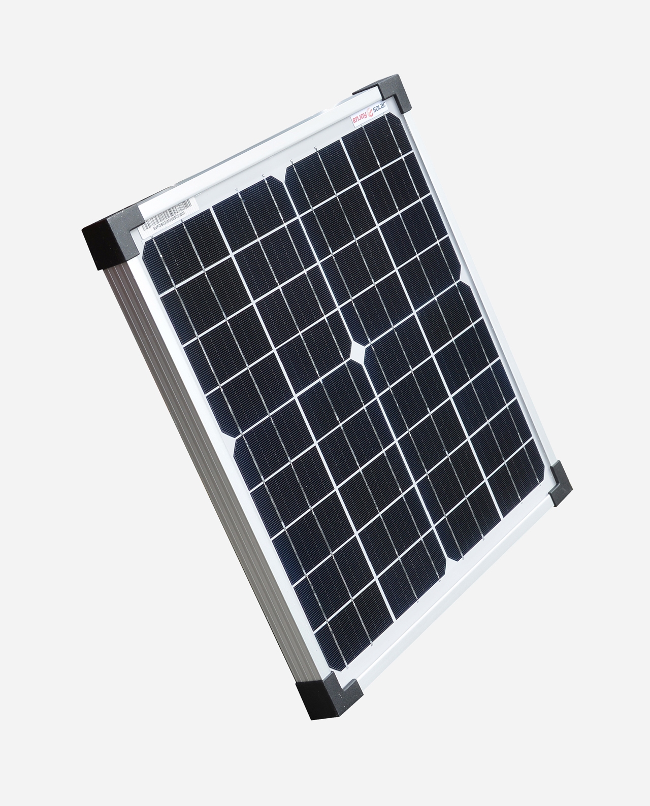20 Watt Zonnepaneel Monokristal afm: 370x345 mm.