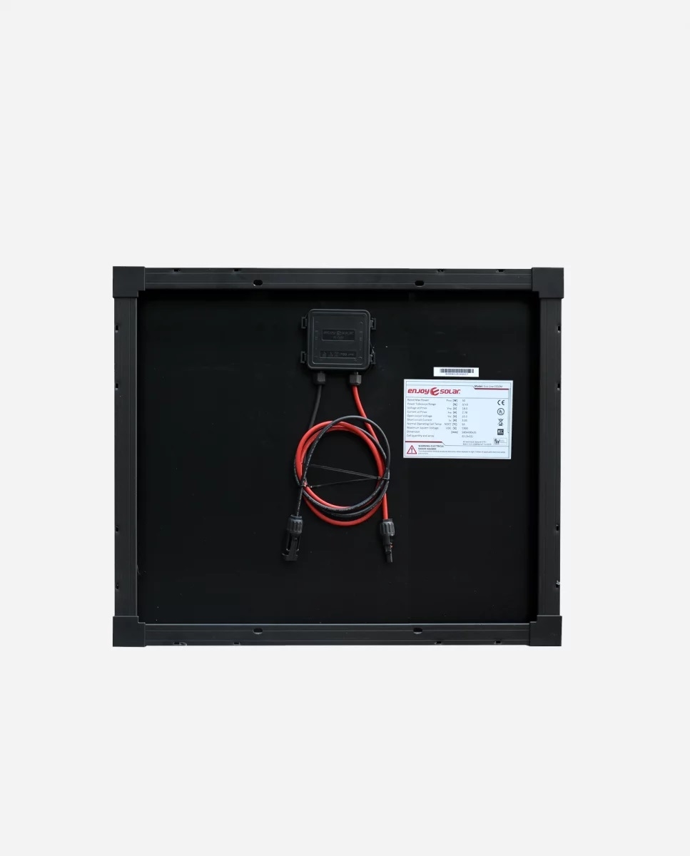 50 Watt Zonnepaneel 10BB PERC Monokristal afm: 580x490 mm. (beschikbaar in week: 38)