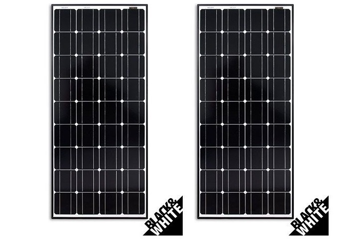 260 Watt Zonnepaneelset Monokristal Zwart Frame 1190x1060 mm (beschikbaar in week: 39)