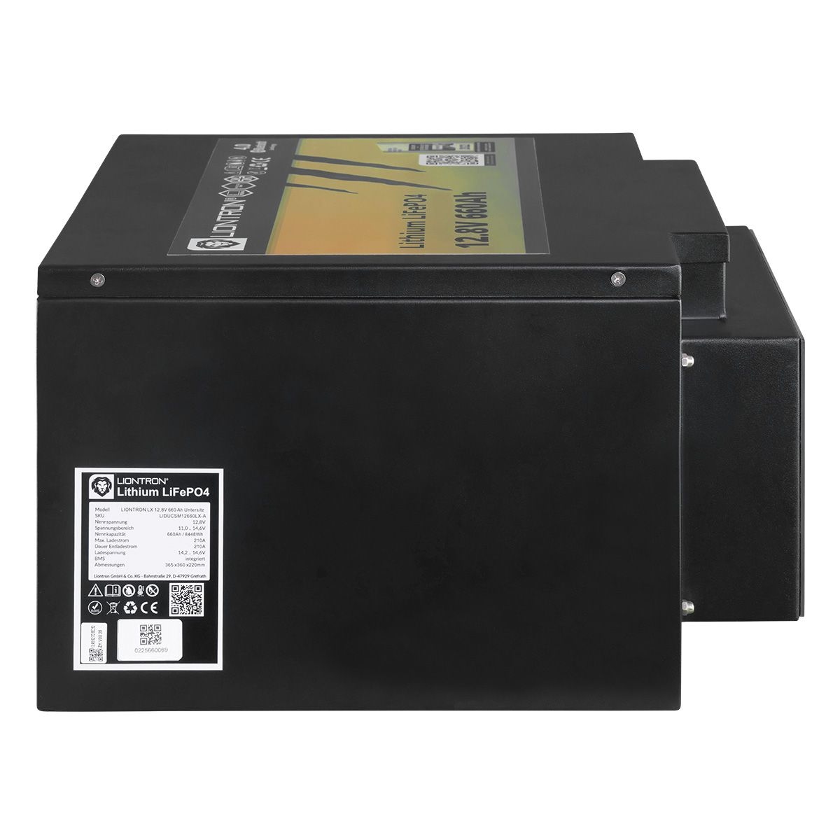 LIONTRON LiFePO4 12,8V 660Ah LXArctic Onderstoelmontage (Pre-order: Verwacht in week: 4)