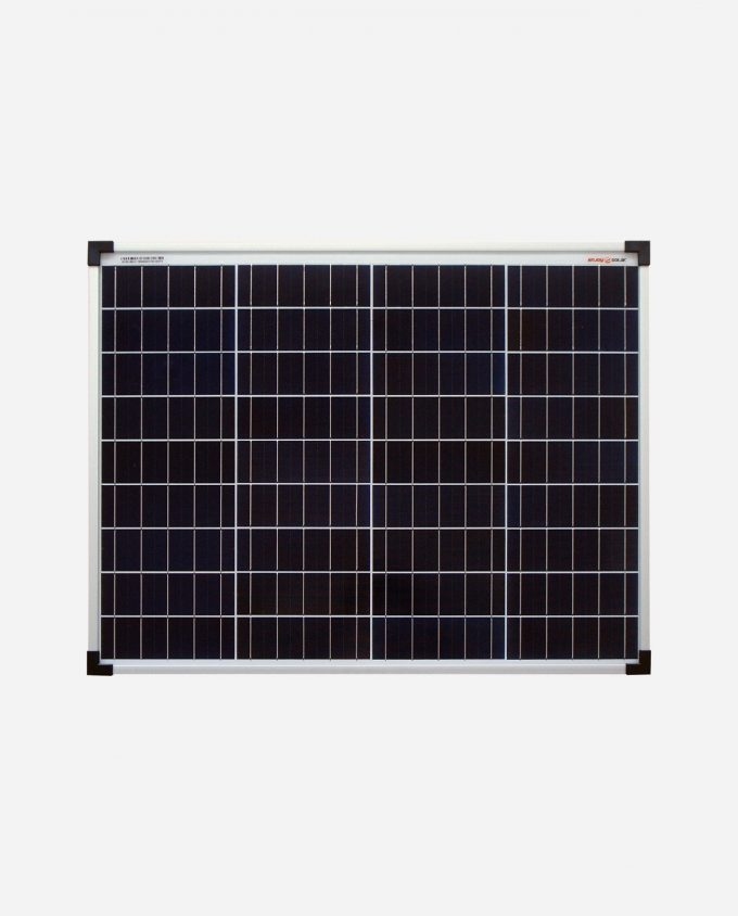 50 Watt Zonnepaneel Polykristal afm: 662x521 mm.