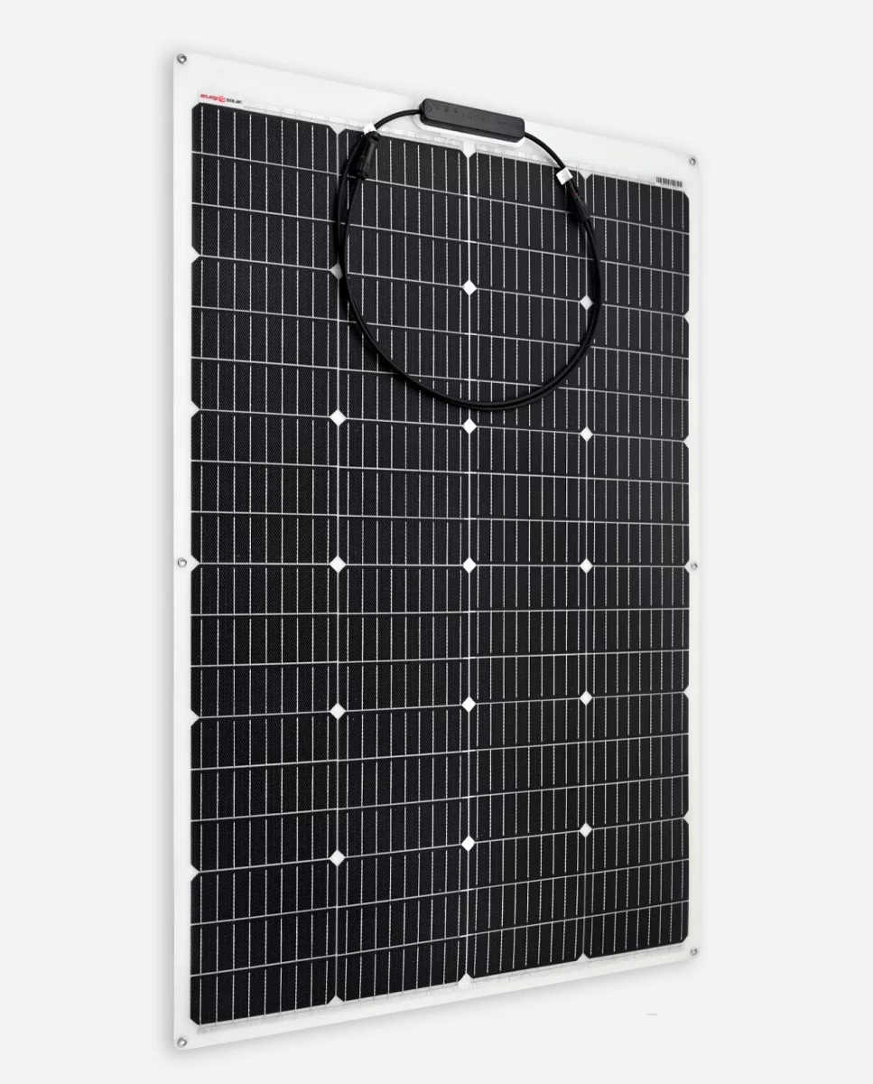 150 Watt Marine PERC 9BB Flexibel Zonnepaneel Monokristal 1110x710 mm.