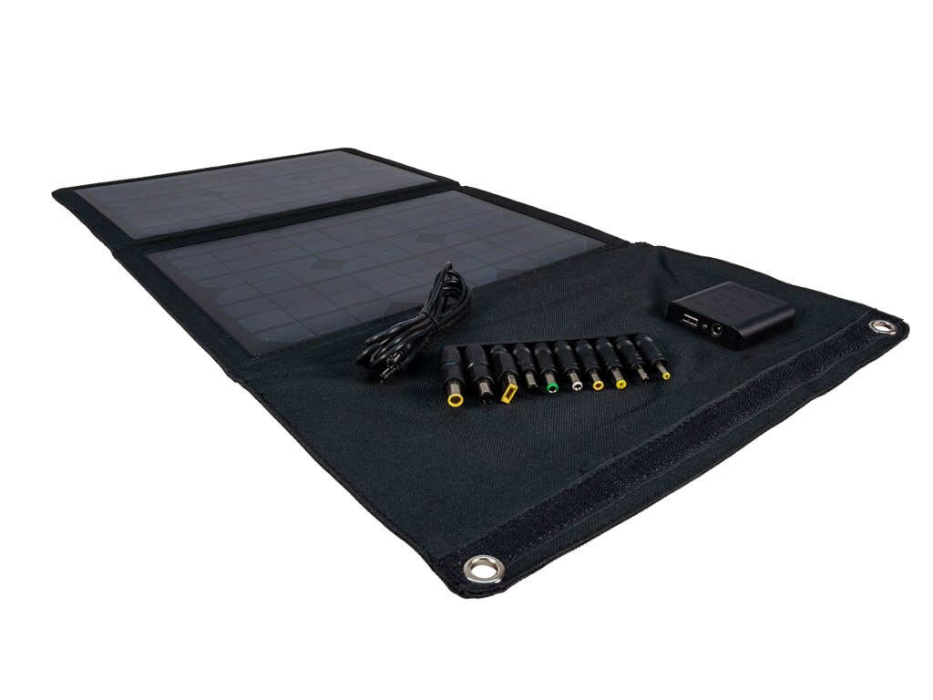 20 Watt Zonnepaneel Solarlader Opvouwbaar met USB en DC aansluiting