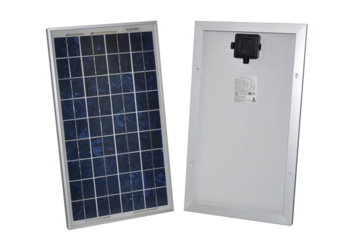 20 Watt Zonnepaneelset Polykristal 410x345 mm