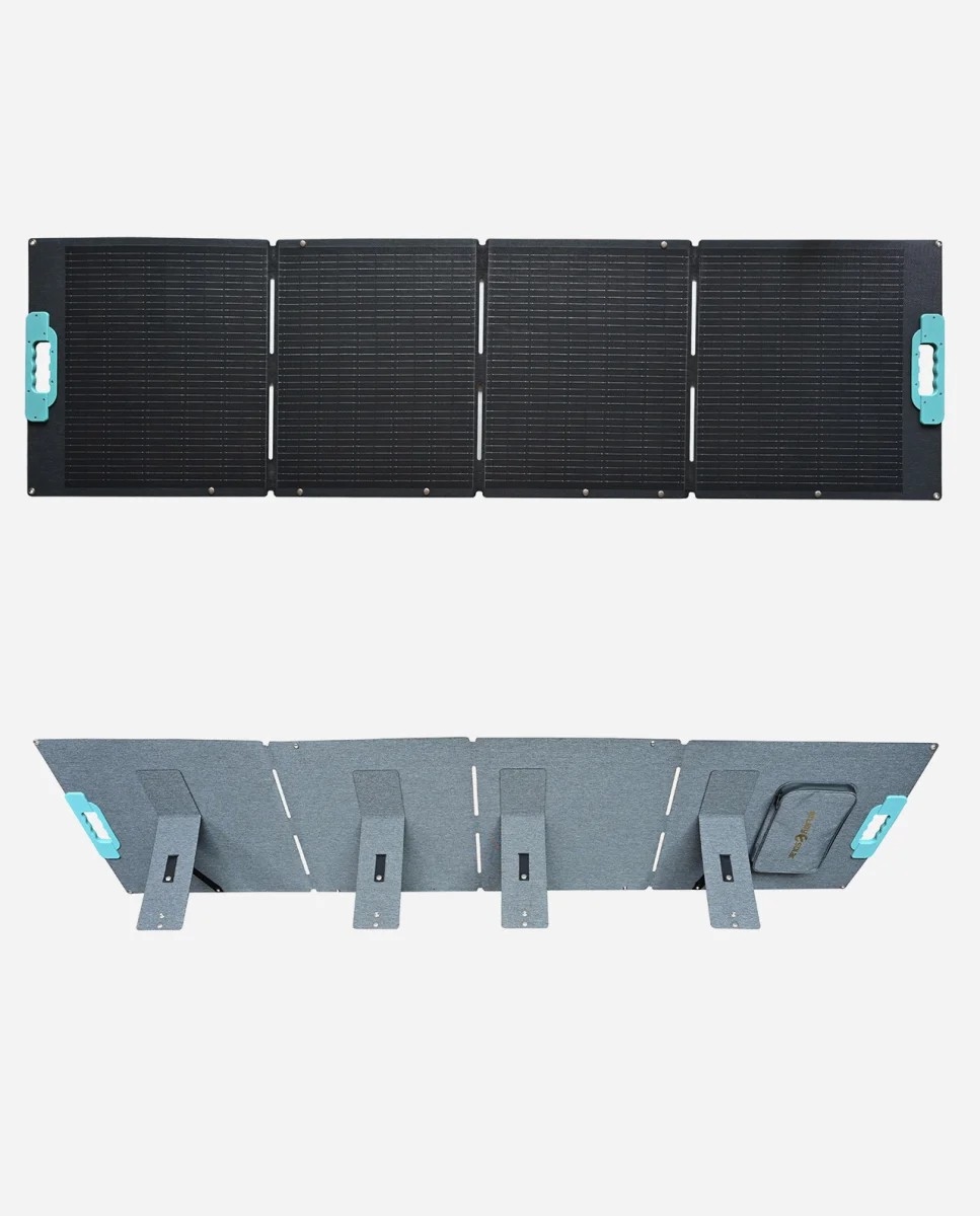 200 Watt 12V Mobiel Portable Opvouwbare Softcase Solartas excl. Laadregelaar (verwacht week 39)
