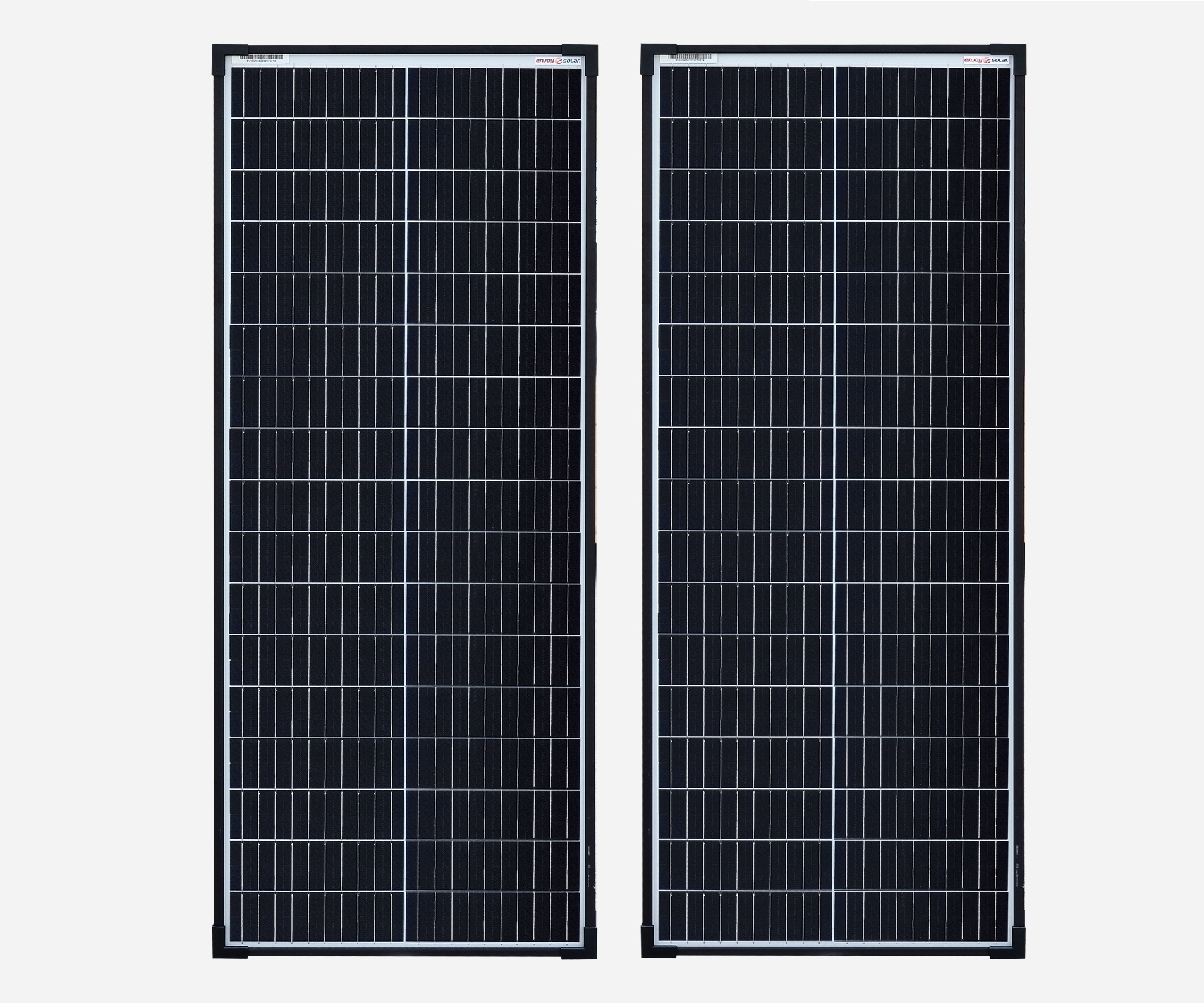 200 Watt Zonnepaneelset Monokristal Zwart Frame 905x1160 mm