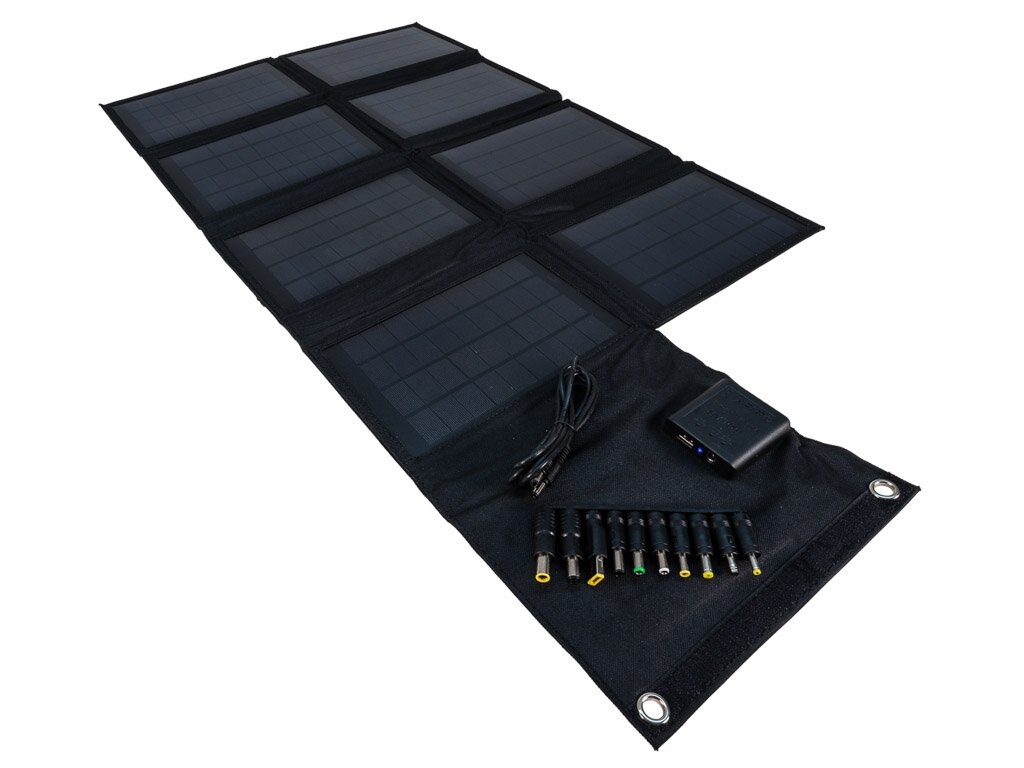 28 Watt Zonnepaneel Solarlader Opvouwbaar met USB en DC aansluiting