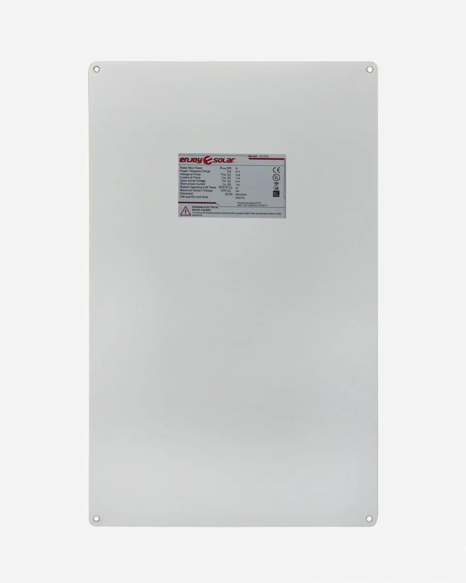 30 Watt Marine PERC 5BB Flexibel Zonnepaneel Monokristal 580x350 mm
