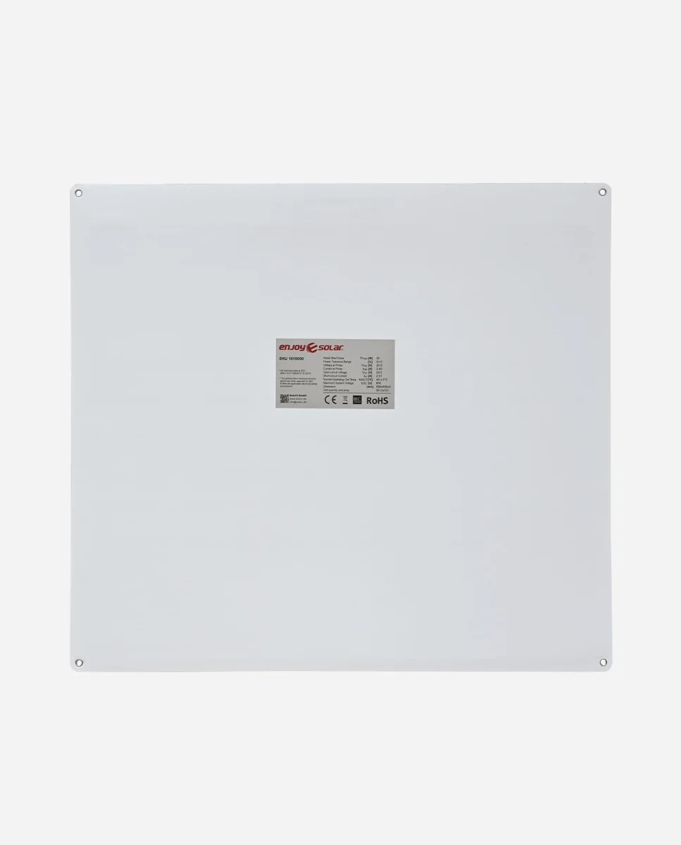 50 Watt Marine PERC 10BB Flexibel Zonnepaneel Monokristal 590x530 mm