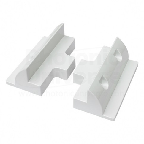 ABS Kunststof Montageset Compleet Wit (set 7 stuks) ES7/W