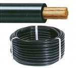 Accukabel dubbel geïsoleerd 16 mm² zwart (per meter)