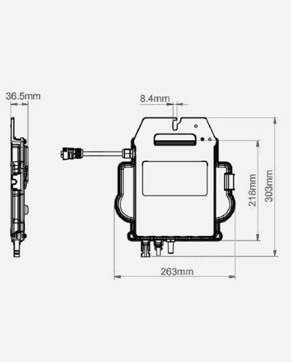 APSystems® EZ1-SPE 400W Micro-omvormer