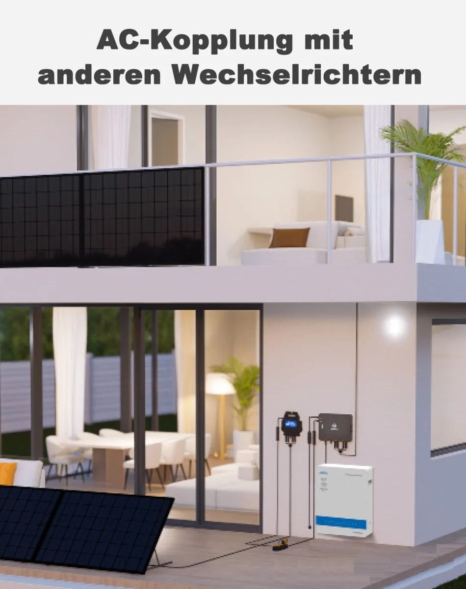 APSystems® EZHI Hybride Micro-omvormer en EPEVER® LiFePO4 5.42kWh Thuisbatterij