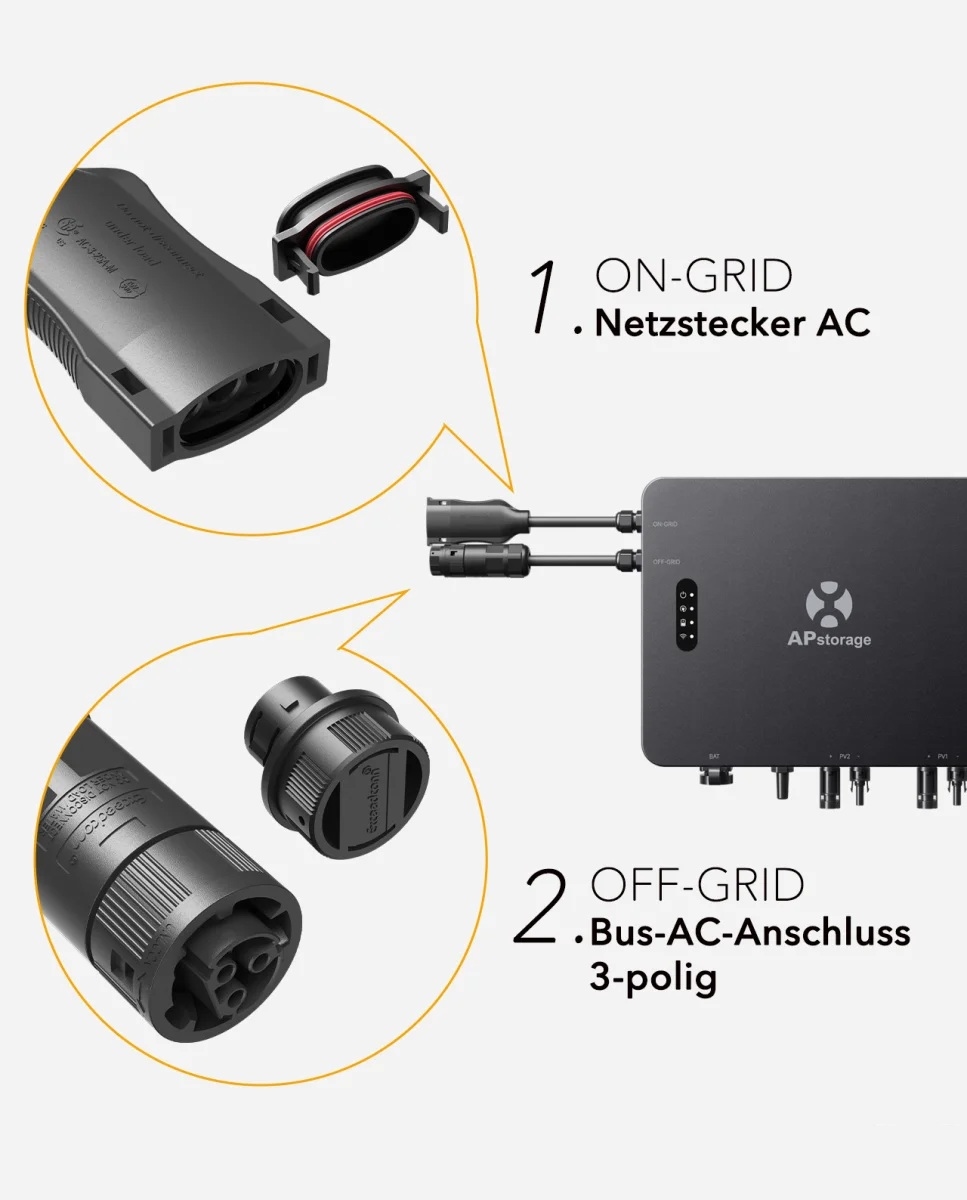 APSystems® EZHI Hybride Micro-omvormer en EPEVER® LiFePO4 5.42kWh Thuisbatterij