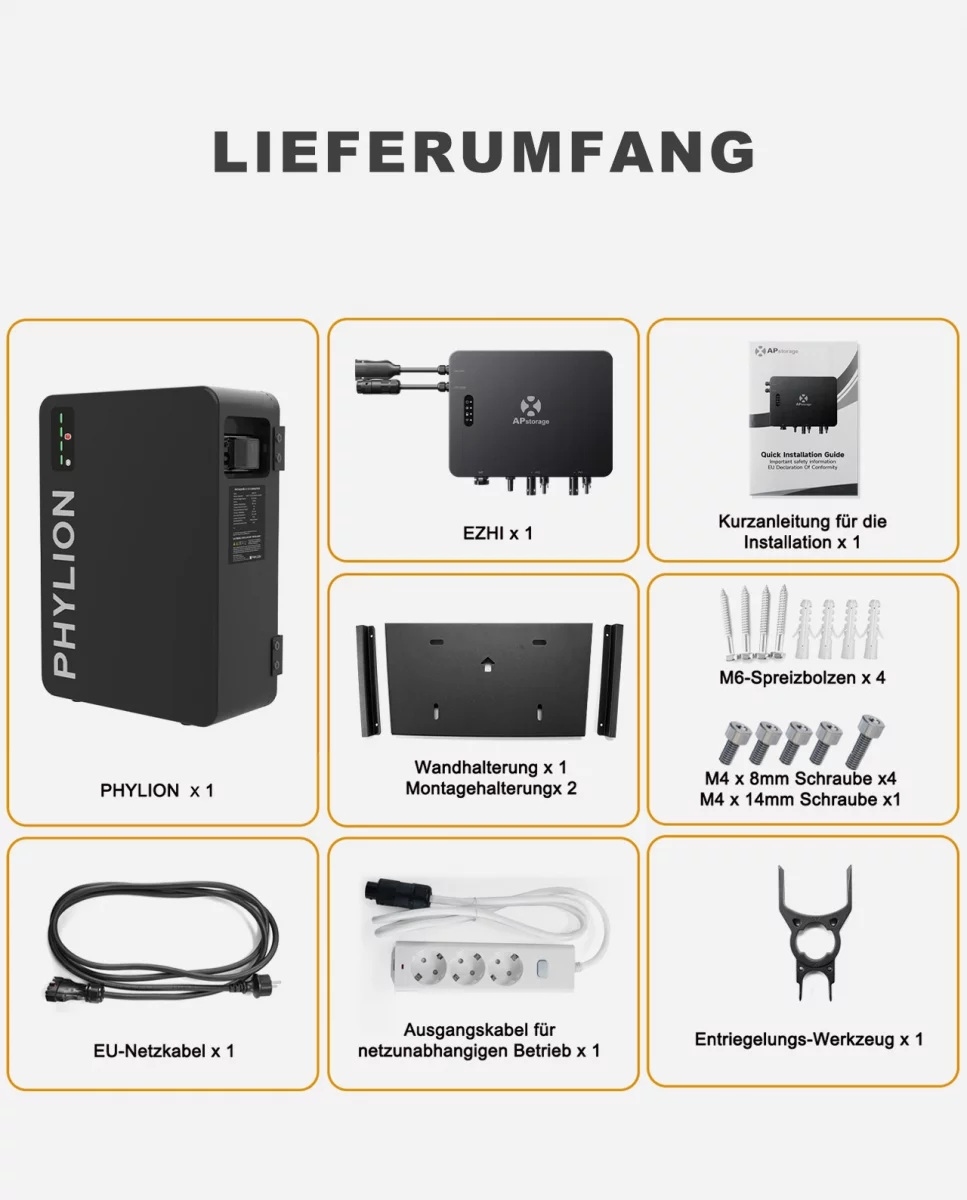 APSystems® EZHI Hybride Micro-omvormer en Phylion® BDB-2.76L Thuisbatterij (Leverbaar vanaf week 26)