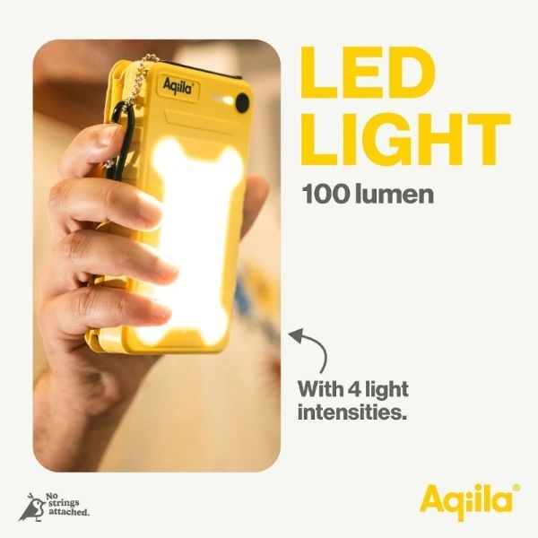 Aqiila Powerbird BS10 Solar-Powerbank 6 Watt Solarpanel 10.000mAh 37Wh