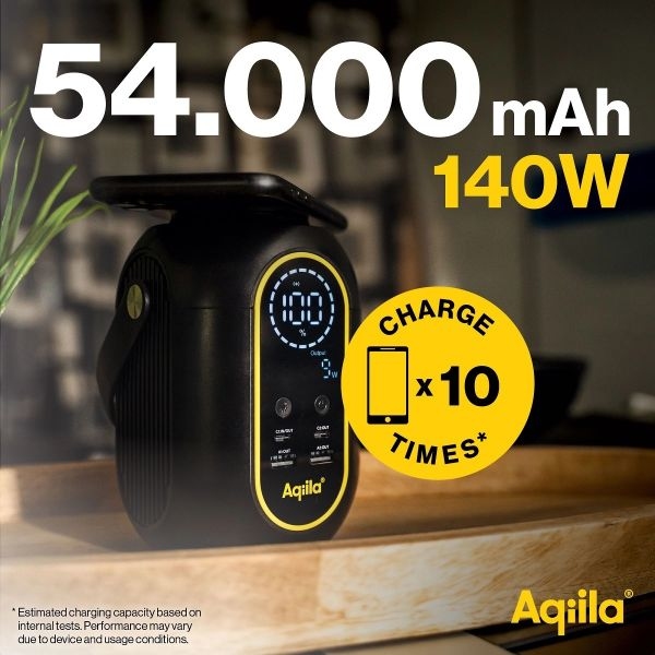 Aqiila Powerbird S140 Mini Power Station 54.000mAh 200Wh (0,2kWh)