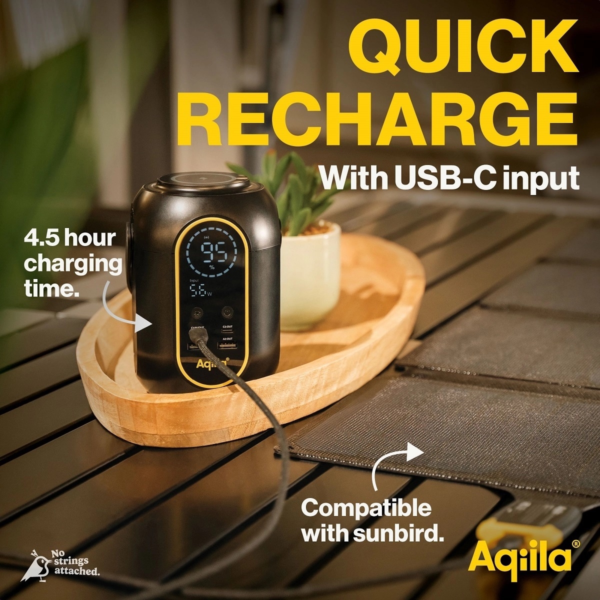 Aqiila Powerbird S140 Mini Power Station 54.000mAh 200Wh (0,2kWh)